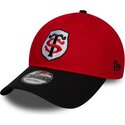 lippikset-kaareva-punainen-snapback-9forty-team-stade-toulousain-top-14-new-era