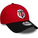 lippikset-kaareva-punainen-snapback-9forty-team-stade-toulousain-top-14-new-era