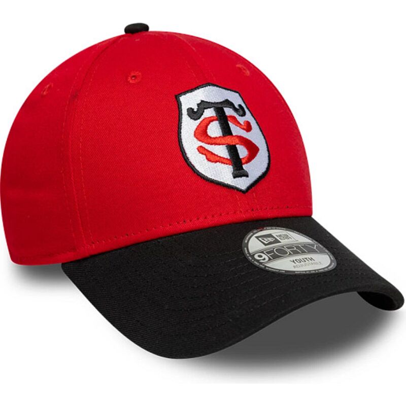 lippikset-kaareva-punainen-snapback-lapsille-9forty-team-stade-toulousain-top-14-new-era