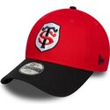 lippikset-kaareva-punainen-snapback-lapsille-9forty-team-stade-toulousain-top-14-new-era