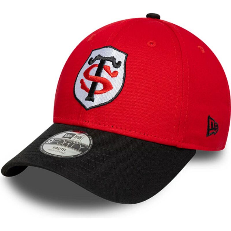 lippikset-kaareva-punainen-snapback-lapsille-9forty-team-stade-toulousain-top-14-new-era