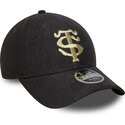 lippikset-kaareva-harmaa-snapback-9forty-m-crown-suede-stade-toulousain-top-14-new-era