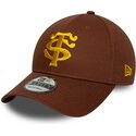 lippikset-kaareva-ruskea-snapback-9forty-seasonal-stade-toulousain-top-14-new-era
