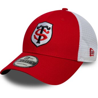 Lippikset kaareva rekka punainen säädettävä nauha 9FORTY League Stade Toulousain Top 14 New Era