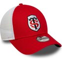 lippikset-kaareva-rekka-punainen-saadettava-nauha-lapsille-9forty-league-stade-toulousain-top-14-new-era