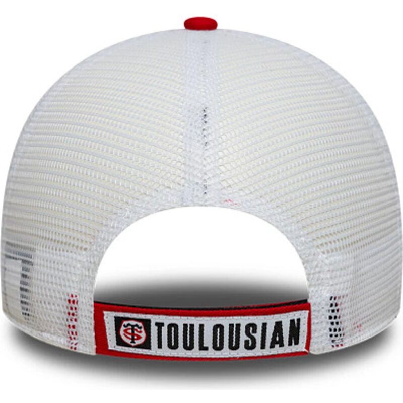 lippikset-kaareva-rekka-punainen-saadettava-nauha-lapsille-9forty-league-stade-toulousain-top-14-new-era