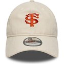 lippikset-kaareva-beige-saadettava-nauha-9twenty-faux-suede-stade-toulousain-top-14-new-era