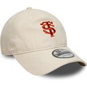 lippikset-kaareva-beige-saadettava-nauha-9twenty-faux-suede-stade-toulousain-top-14-new-era
