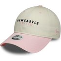 lippikset-kaareva-beige-saadettava-nauha-rosa-9twenty-newcastle-united-football-club-premier-league-new-era