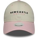 lippikset-kaareva-beige-saadettava-nauha-rosa-9twenty-newcastle-united-football-club-premier-league-new-era