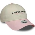 lippikset-kaareva-beige-saadettava-nauha-rosa-9twenty-newcastle-united-football-club-premier-league-new-era
