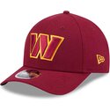 lippikset-kaareva-punainen-snapback-9forty-m-crown-team-washington-commanders-nfl-new-era