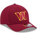 lippikset-kaareva-punainen-snapback-9forty-m-crown-team-washington-commanders-nfl-new-era