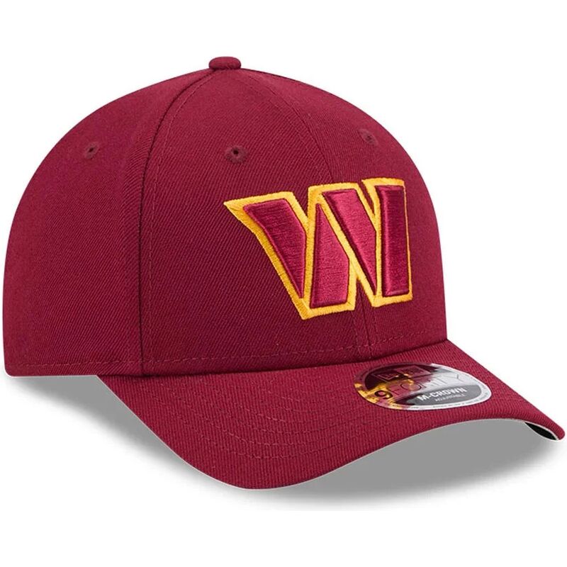 lippikset-kaareva-punainen-snapback-9forty-m-crown-team-washington-commanders-nfl-new-era