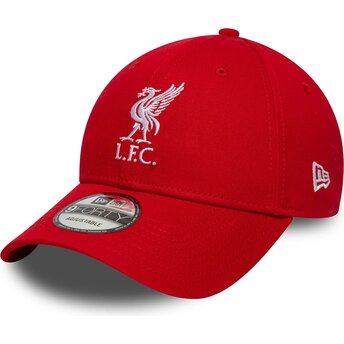 Lippikset kaareva punainen säädettävä nauha 9FORTY Core Liverpool Football Club Premier League New Era