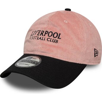 Lippikset kaareva vaaleanpunainen säädettävä nauha 9TWENTY Cord Liverpool Football Club Premier League New Era