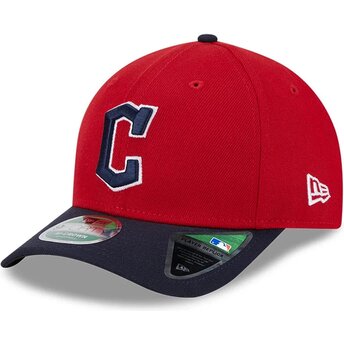 Lippikset kaareva punainen snapback 9FORTY M-Crown Player Replica Cleveland Guardians MLB New Era