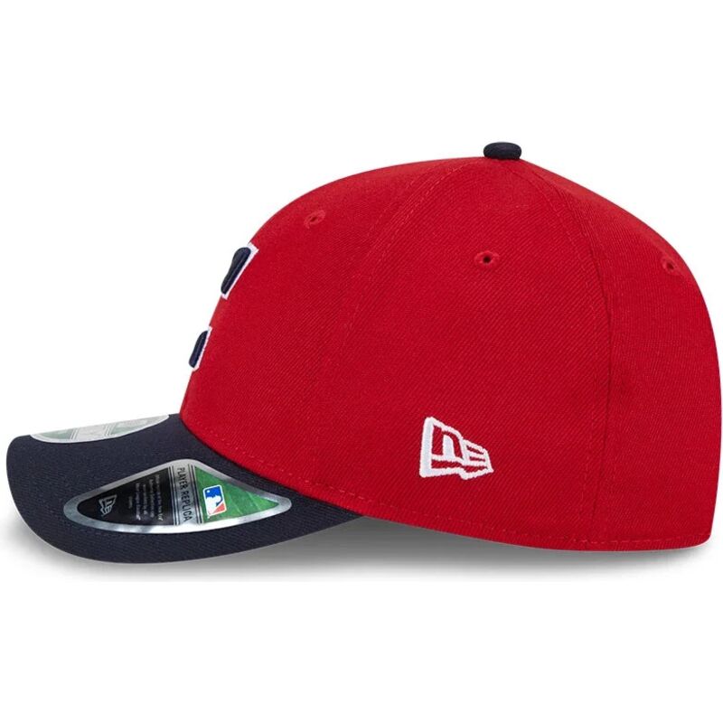 lippikset-kaareva-punainen-snapback-9forty-m-crown-player-replica-cleveland-guardians-mlb-new-era