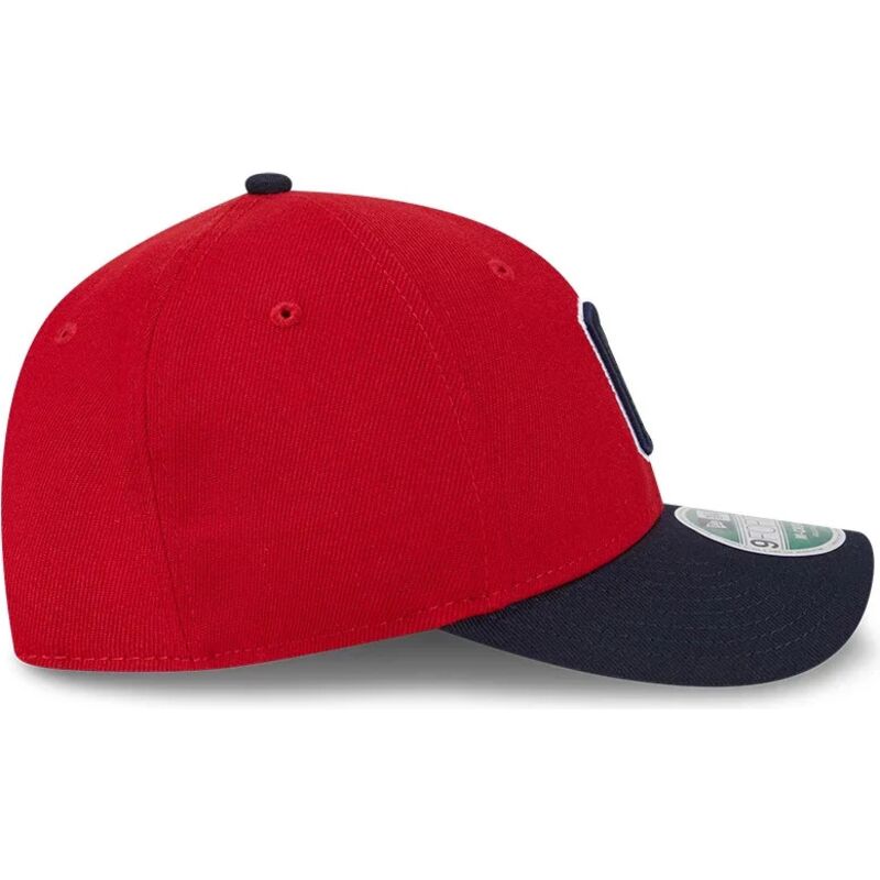 lippikset-kaareva-punainen-snapback-9forty-m-crown-player-replica-cleveland-guardians-mlb-new-era