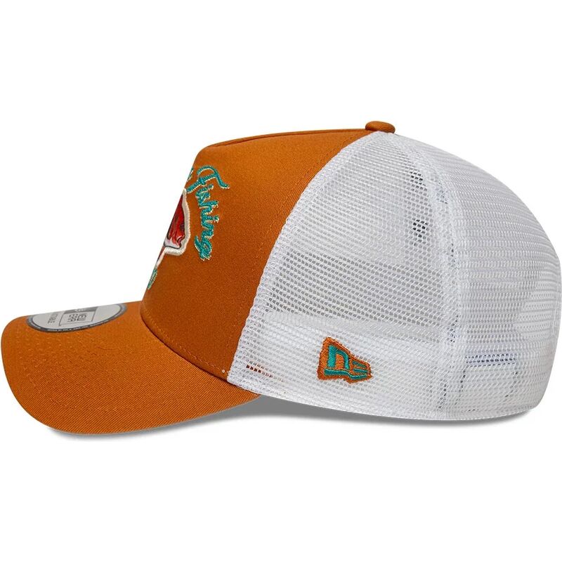 lippikset-kaareva-rekka-oranssi-snapback-a-frame-fishing-new-era