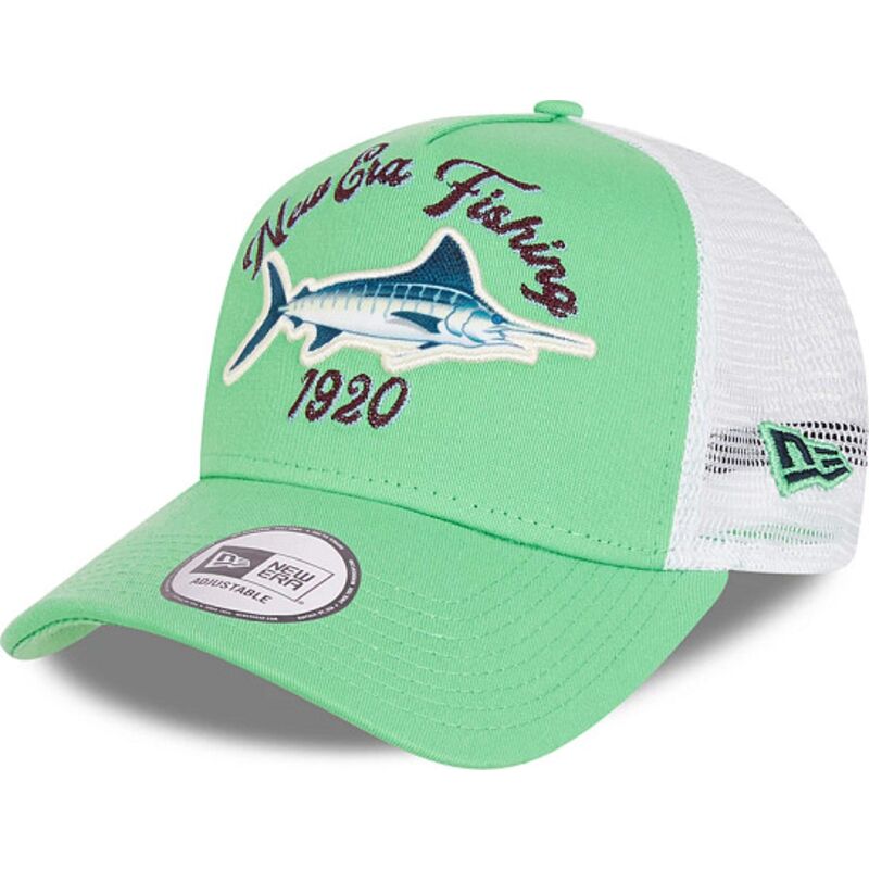lippikset-kaareva-rekka-vihrea-snapback-a-frame-fishing-new-era