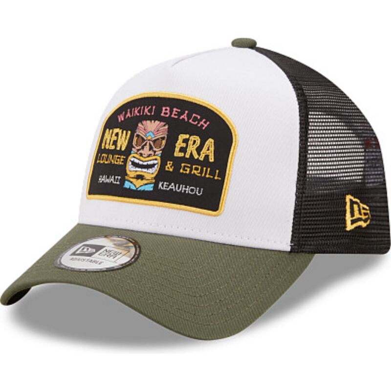 lippikset-kaareva-rekka-vihrea-snapback-a-frame-location-icon-hawaii-new-era