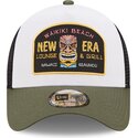 lippikset-kaareva-rekka-vihrea-snapback-a-frame-location-icon-hawaii-new-era