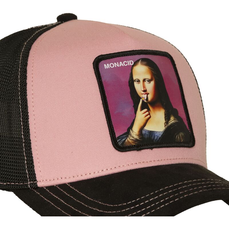 lippikset-kaareva-rekka-vaaleanpunainen-snapback-acid-art1-monacid-mona-lisa-kuuluisuudet-capslab