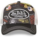 lippikset-kaareva-rekka-musta-snapback-subl16-von-dutch