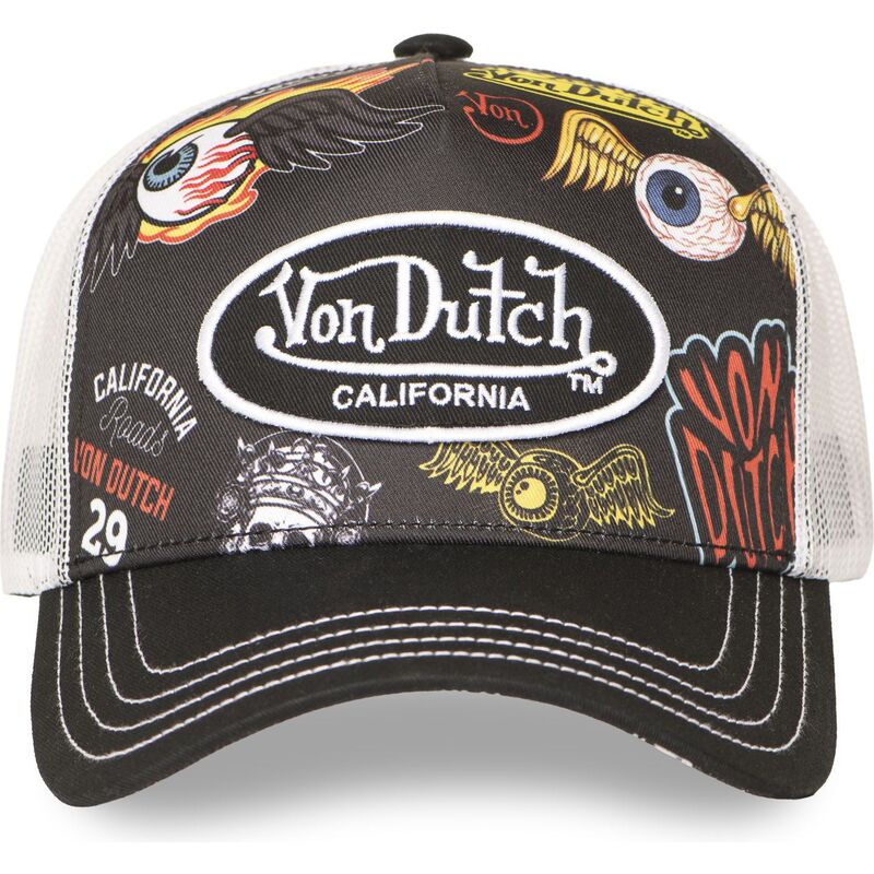lippikset-kaareva-rekka-musta-snapback-subl16-von-dutch