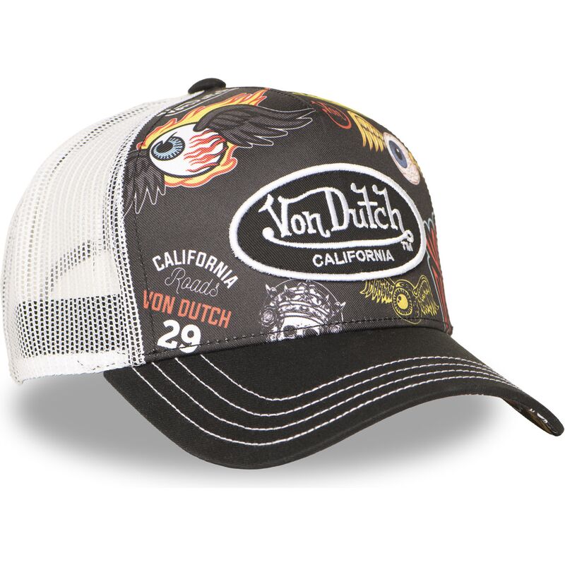 lippikset-kaareva-rekka-musta-snapback-subl16-von-dutch