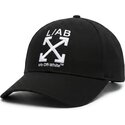 lippikset-kaareva-musta-saadettava-nauha-clamp-arrows-twill-l-ab-c-o-off-white