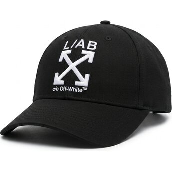 Lippikset kaareva musta säädettävä nauha Clamp Arrows Twill L/AB c/o Off-White™