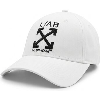 Lippikset kaareva valkoinen säädettävä nauha Clamp Arrows Twill L/AB c/o Off-White™