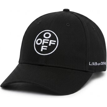 Lippikset kaareva musta säädettävä nauha Off Embroidered Twill L/AB c/o Off-White™