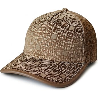 Lippikset kaareva ruskea säädettävä nauha Off Jacquard Canvas L/AB c/o Off-White™