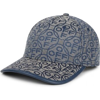 Lippikset kaareva laivastonsininen säädettävä nauha Off Jacquard Canvas L/AB c/o Off-White™