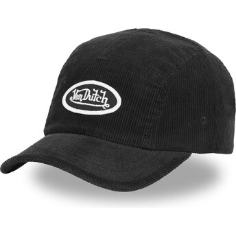 Lippikset kaareva 5-paneeli musta säädettävä nauha C5P VEL05 Von Dutch