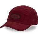 lippikset-kaareva-5-paneeli-punainen-saadettava-nauha-c5p-vel04-von-dutch