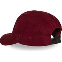 lippikset-kaareva-5-paneeli-punainen-saadettava-nauha-c5p-vel04-von-dutch