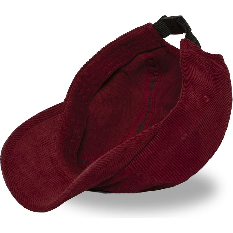 lippikset-kaareva-5-paneeli-punainen-saadettava-nauha-c5p-vel04-von-dutch