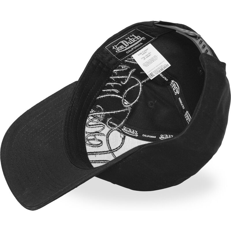 lippikset-kaareva-musta-snapback-chi04-von-dutch