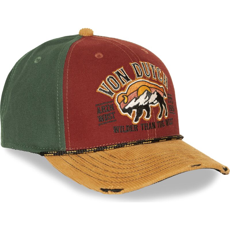 lippikset-kaareva-punainen-snapback-sem15-von-dutch
