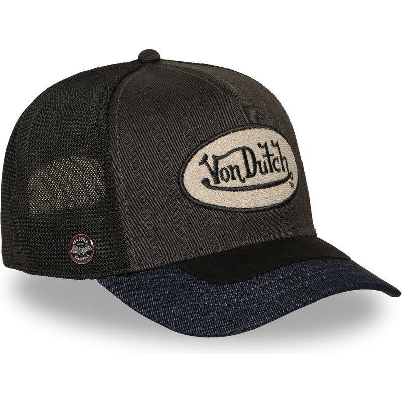 lippikset-kaareva-rekka-harmaa-snapback-shield06-von-dutch