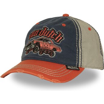 Lippikset kaareva monivärinen säädettävä nauha RETRO18 Von Dutch