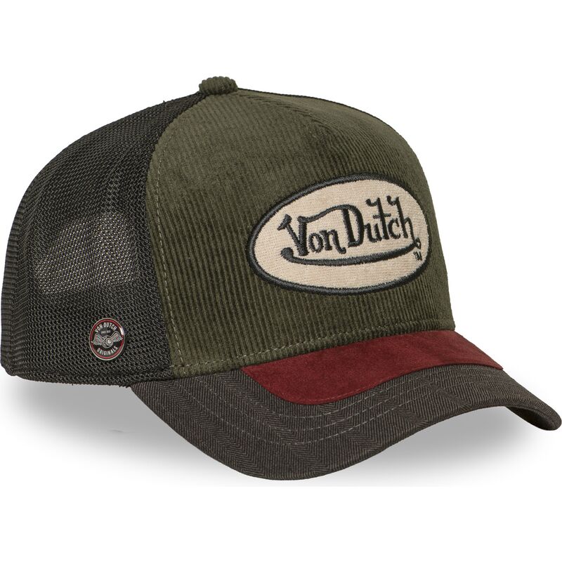 lippikset-kaareva-rekka-vihrea-snapback-shield07-von-dutch
