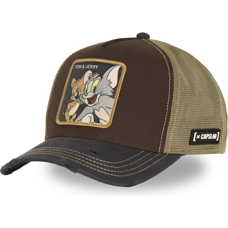 lippikset-kaareva-rekka-ruskea-snapback-taj9-jat-tom-ja-jerry-looney-tunes-capslab