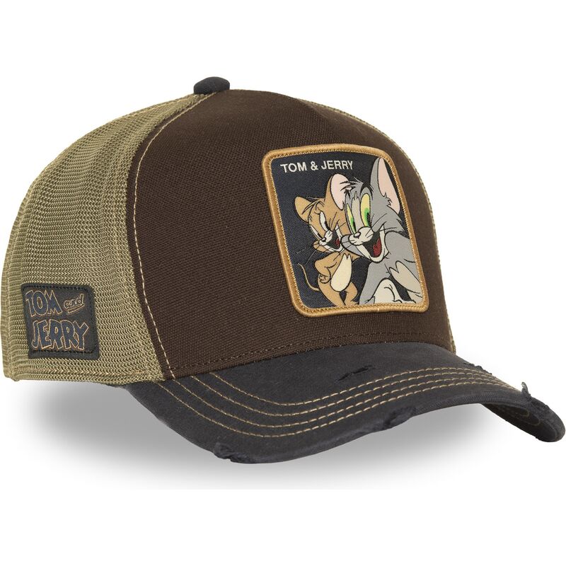 lippikset-kaareva-rekka-ruskea-snapback-taj9-jat-tom-ja-jerry-looney-tunes-capslab