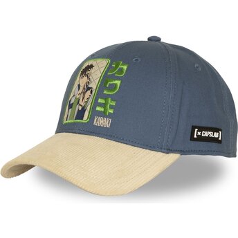 Lippikset kaareva sininen snapback BOR KAW Kawaki Uzumaki Boruto Capslab