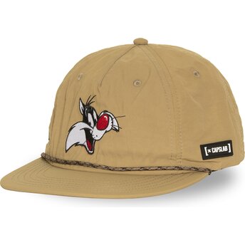 Lippikset litteä beige snapback LOO13 GOOB Silvesteri Looney Tunes Capslab